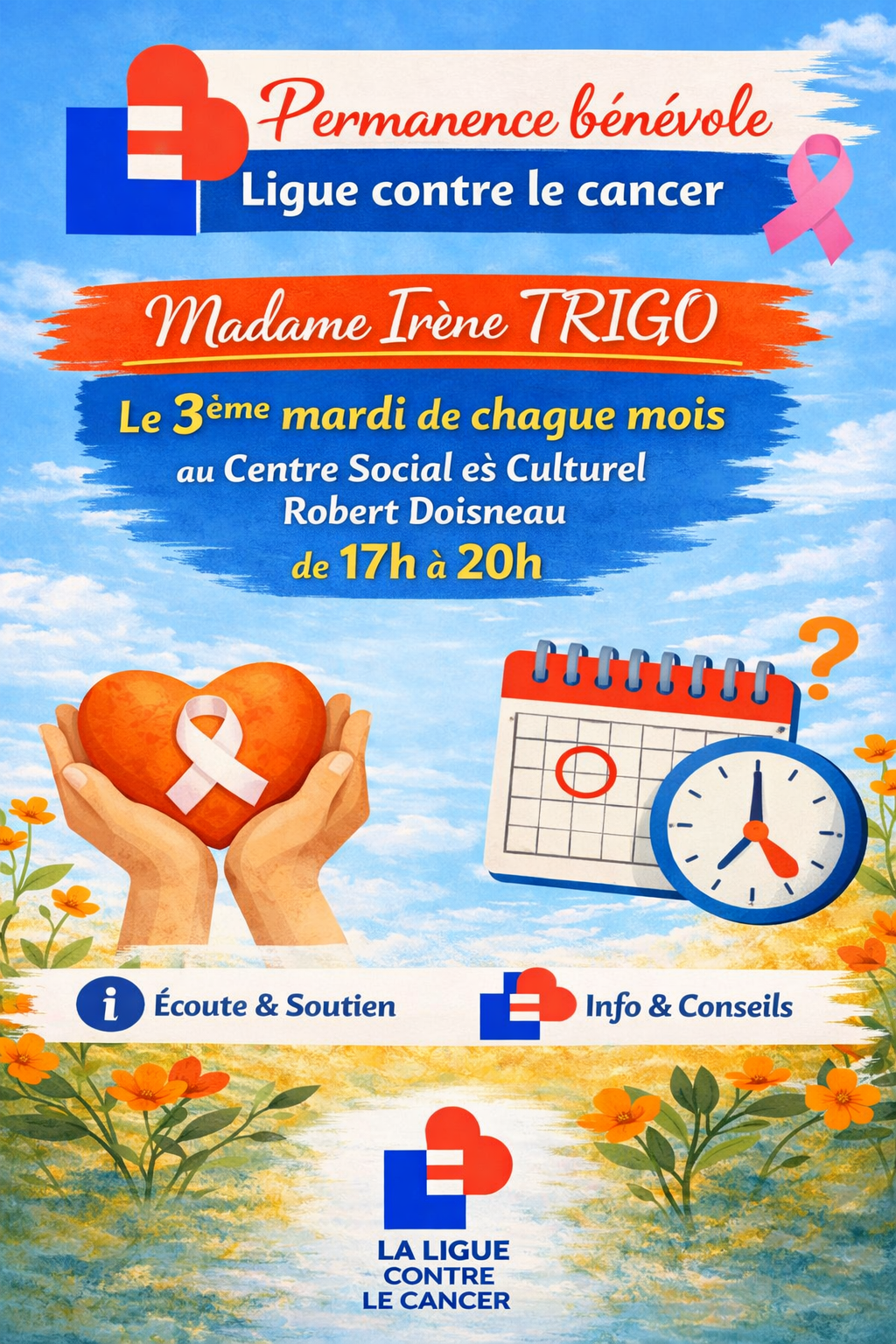 permanences Ligue contre le Cancer